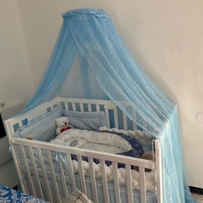 ciel de lit bébé doux sommeil bel esthétique