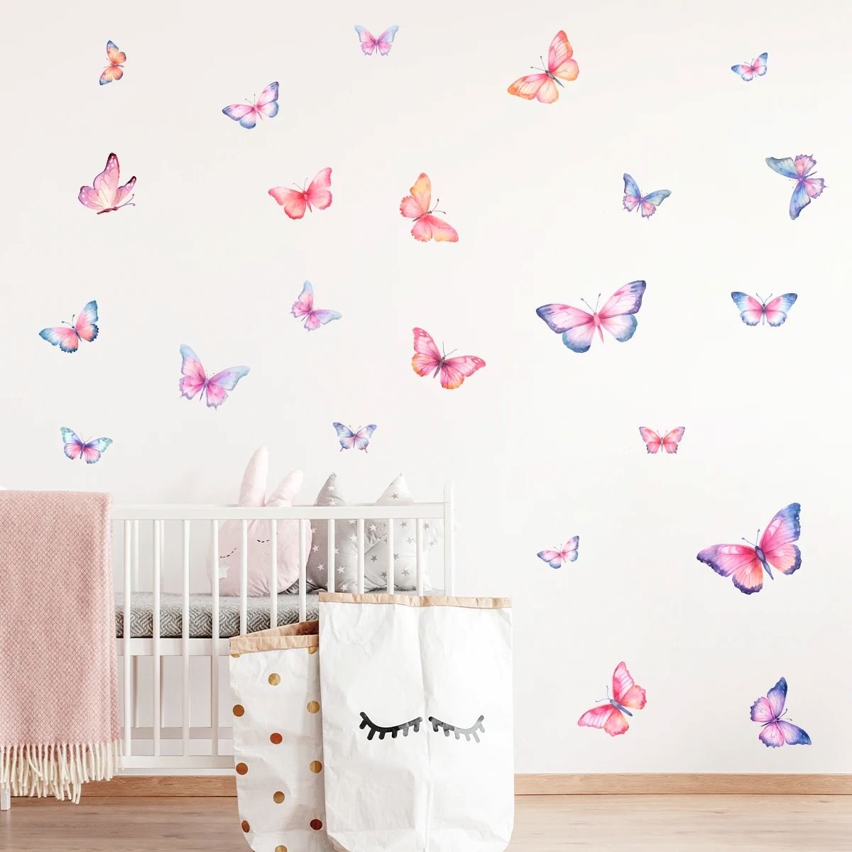 Décoration Murale - ButterfliesSticker™ - MultiColore - Royaume des Bébés
