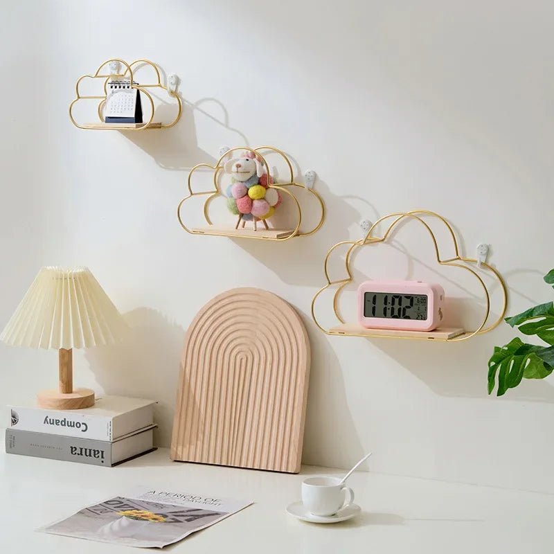 Etagère Murale - KidWallShelf™ - Or - Royaume des Bébés