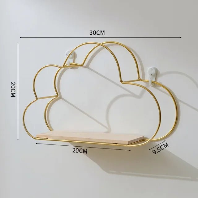 Etagère Murale - KidWallShelf™ - Or - Royaume des Bébés