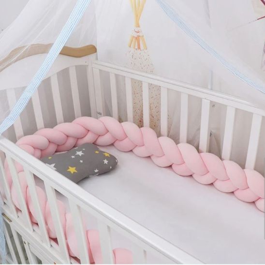 tresse de lit rose 3m confort de bébé