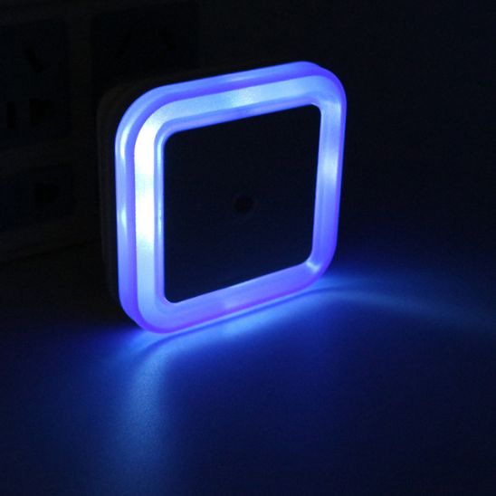veilleuse bébé capteur carré bleu