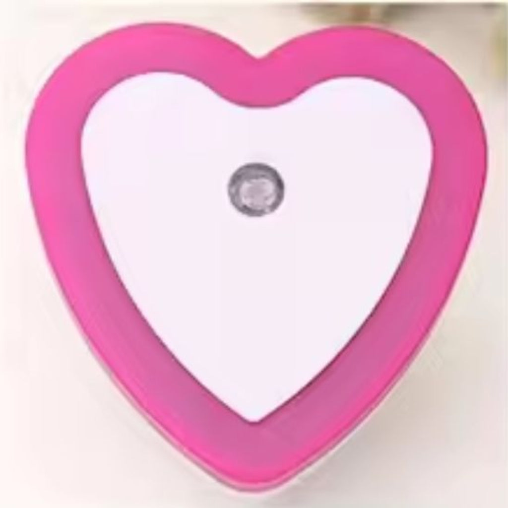 Veilleuse bébé capteur cœur produit rose
