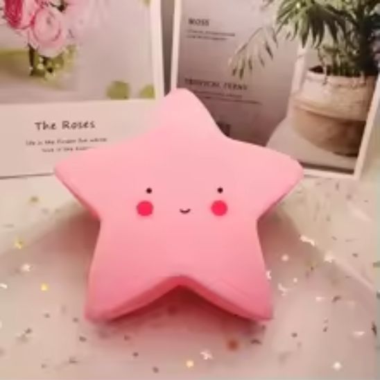 veilleuse bébé étoile rose