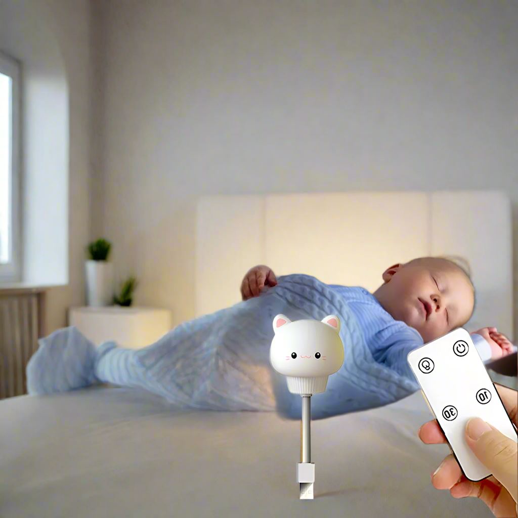 Veilleuse Bébé - SweetDream™ - Chat - Royaume des Bébés