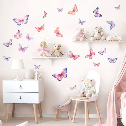 Décoration Murale - ButterfliesSticker™ - MultiColore - Royaume des Bébés