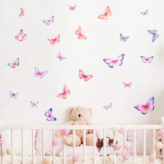 Décoration Murale - ButterfliesSticker™ - MultiColore - Royaume des Bébés