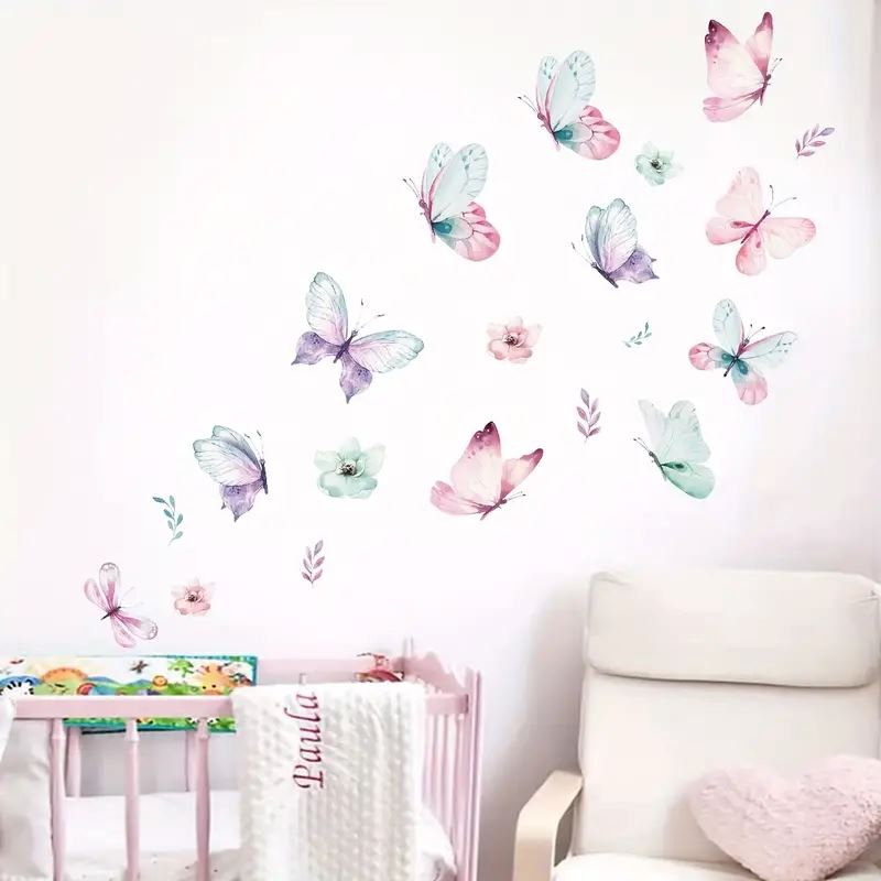 Décoration Murale - ButterfliesSticker™ - Vert - Royaume des Bébés