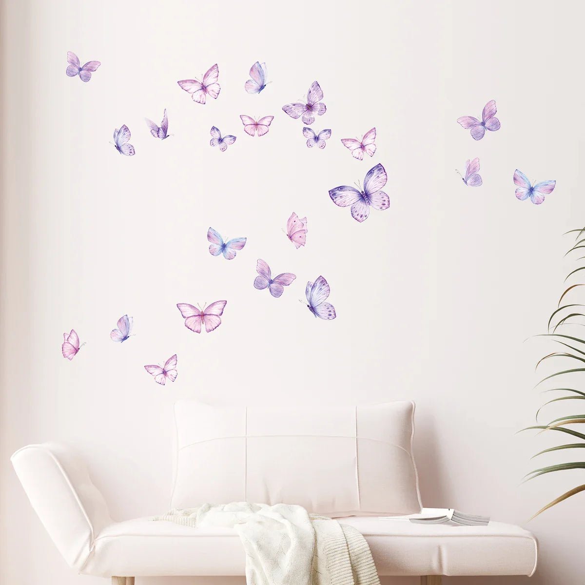 Décoration Murale - ButterfliesSticker™ - Violet - Royaume des Bébés