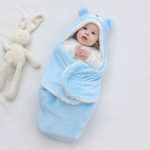 Gigoteuse bébé ourson bleu l'enfant visualise