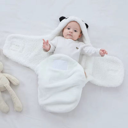 Gigoteuse bébé panda blanc le nourrisson installé à l'intérieur 