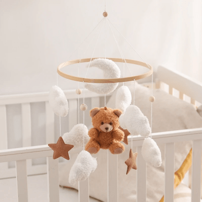 Mobile lit bébé | Éveil Musical - Royaume des Bébés