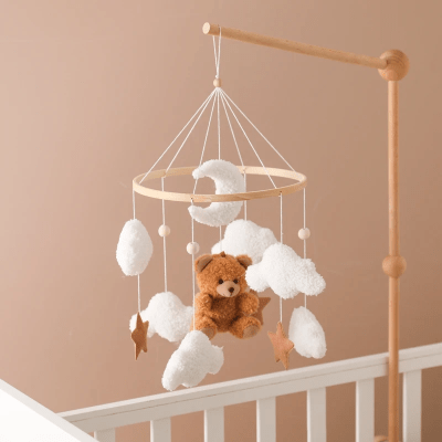Mobile lit bébé | Éveil Musical - Royaume des Bébés