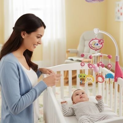 Mobile musical bébé | Berceuse Apaisante - Royaume des Bébés