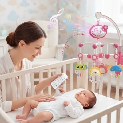 Mobile musical bébé | Berceuse Apaisante - Royaume des Bébés