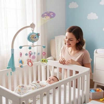 Mobile musical bébé | Berceuse Apaisante - Royaume des Bébés