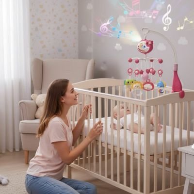 Mobile musical bébé | Berceuse Apaisante - Royaume des Bébés
