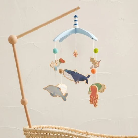 Mobile musical bébé | Éveil en Bois - Royaume des Bébés