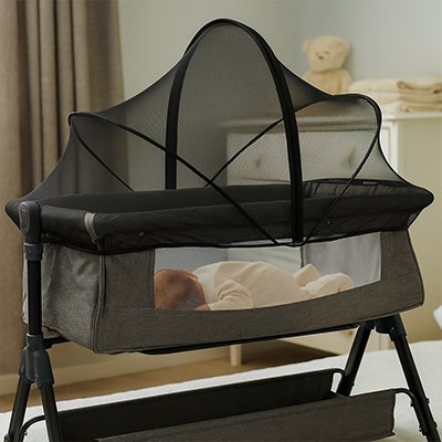 Moustiquaire lit bébé | Protection Paisible - Royaume des Bébés