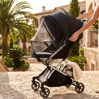 Moustiquaire poussette airyprotect noir joli design