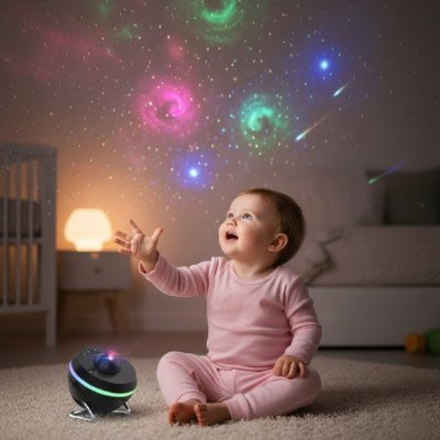 Projecteur enfant ciel étoilé magique galaxy planétarium multicolore