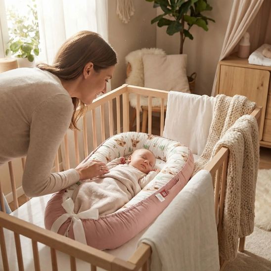 Réducteur de lit bébé | Cocon Sécurisant - Royaume des Bébés