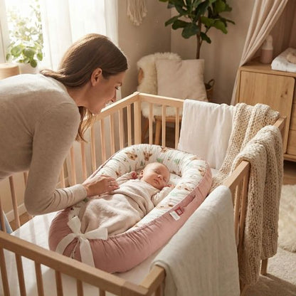 Réducteur de lit bébé | Cocon Sécurisant - Royaume des Bébés
