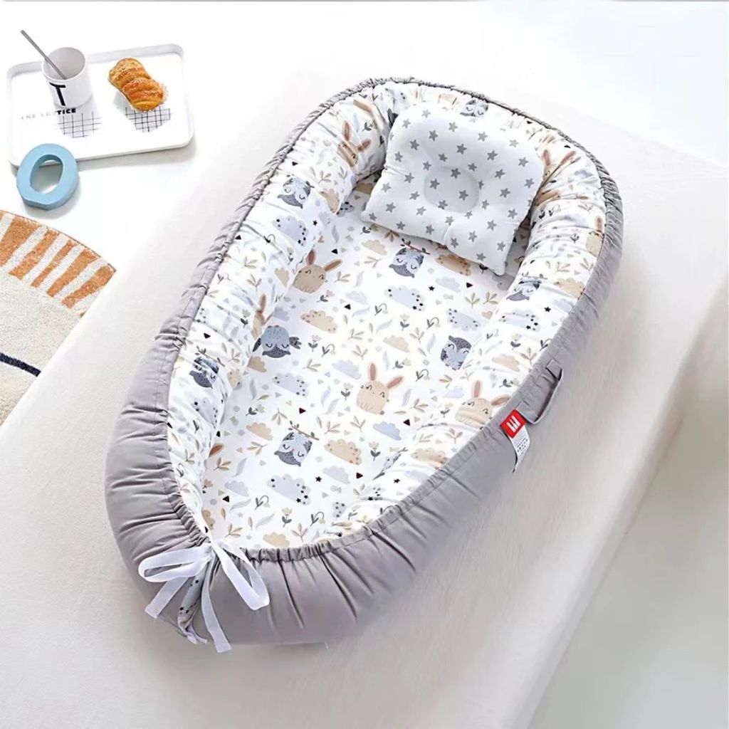 Réducteur de lit pour bébé douceur secure chouette gris