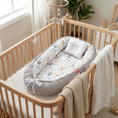 Réducteur de lit pour bébé douceur secure gris bel déco