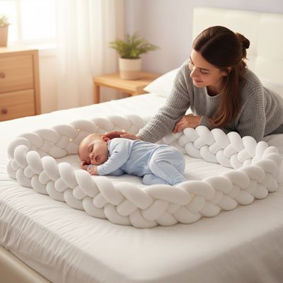 Tresse de lit bebe | Douce et Sécurisante - Royaume des Bébés