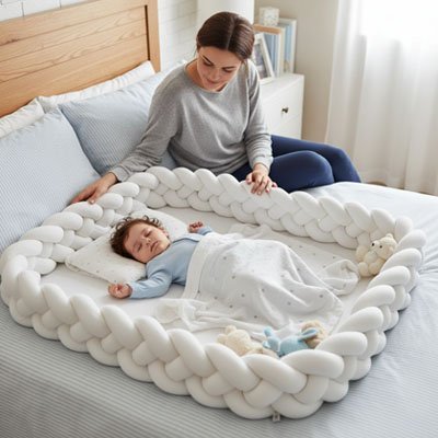 Tresse de lit bebe | Douce et Sécurisante - Royaume des Bébés