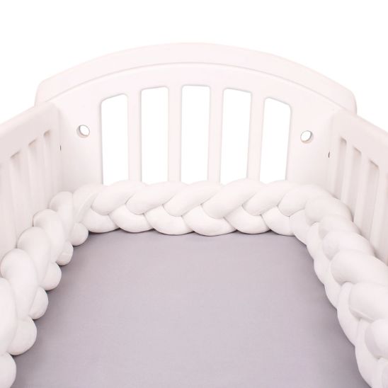 tresse de lit | blanc 4M - Royaume des Bébés
