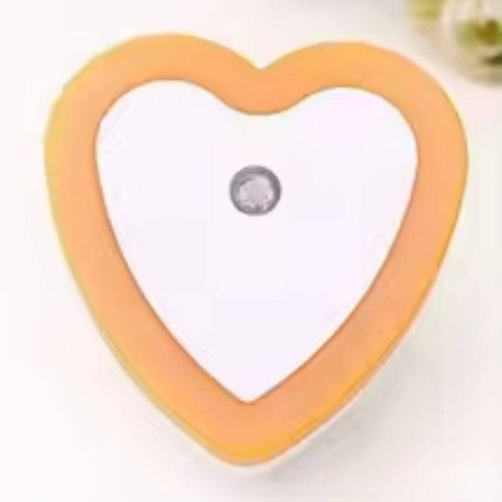 Veilleuse bébé capteur cœur produit orange