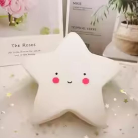 veilleuse bébé étoile blanc