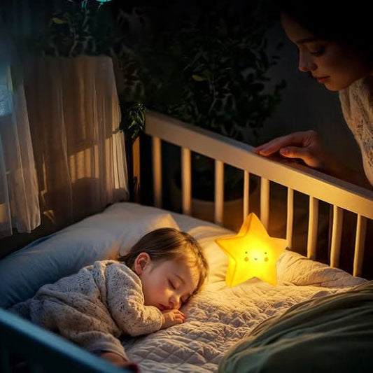 veilleuse bébé étoile jaune éclaire enfant